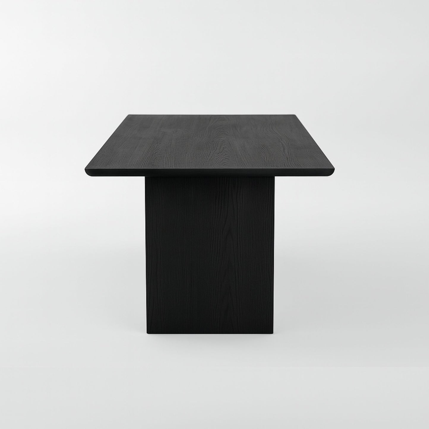 No Fuzz - Fineer - Rechthoekig - Ronde Rand - Black