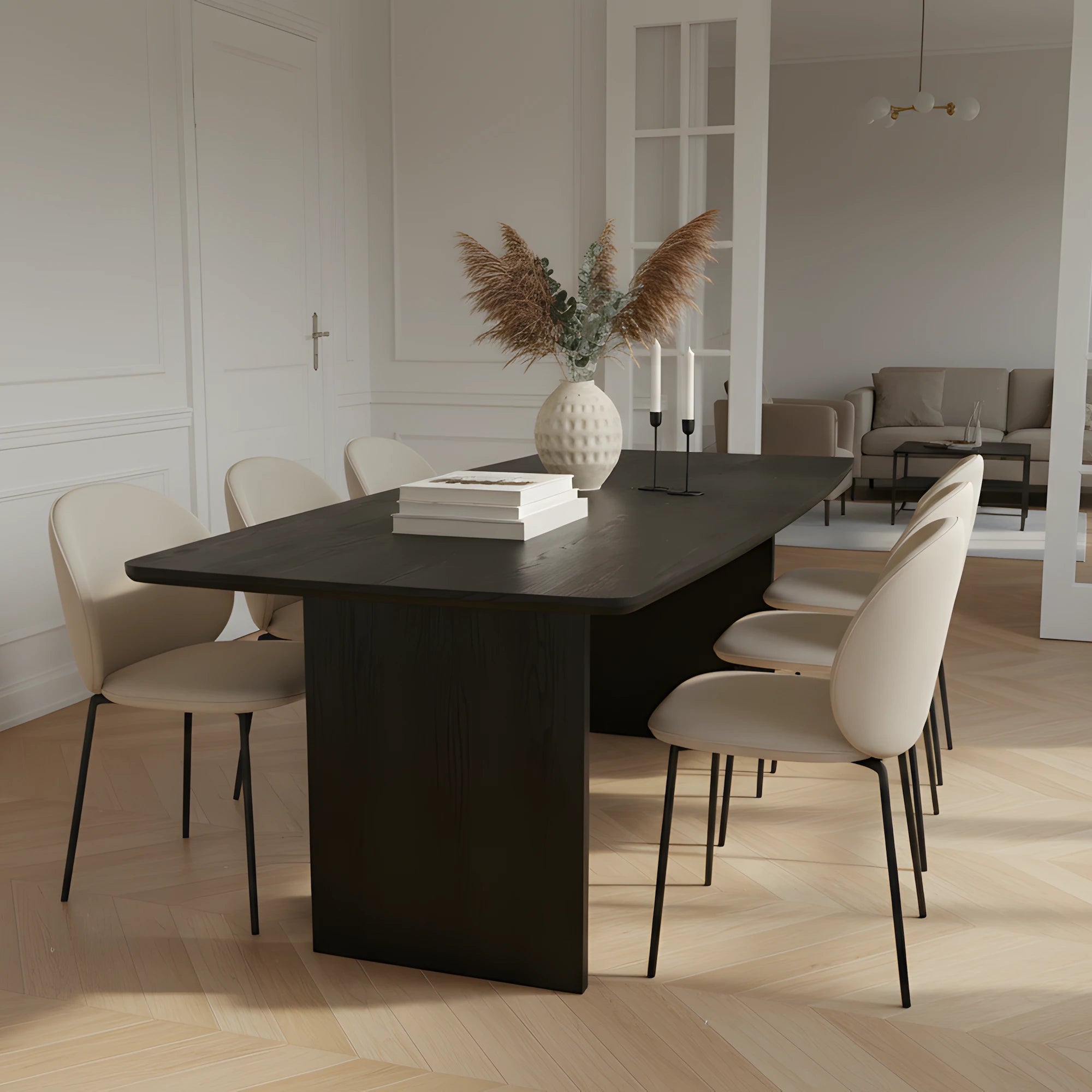 Massief eiken eettafel No Fuzz – Ton – handgemaakt in Nederland