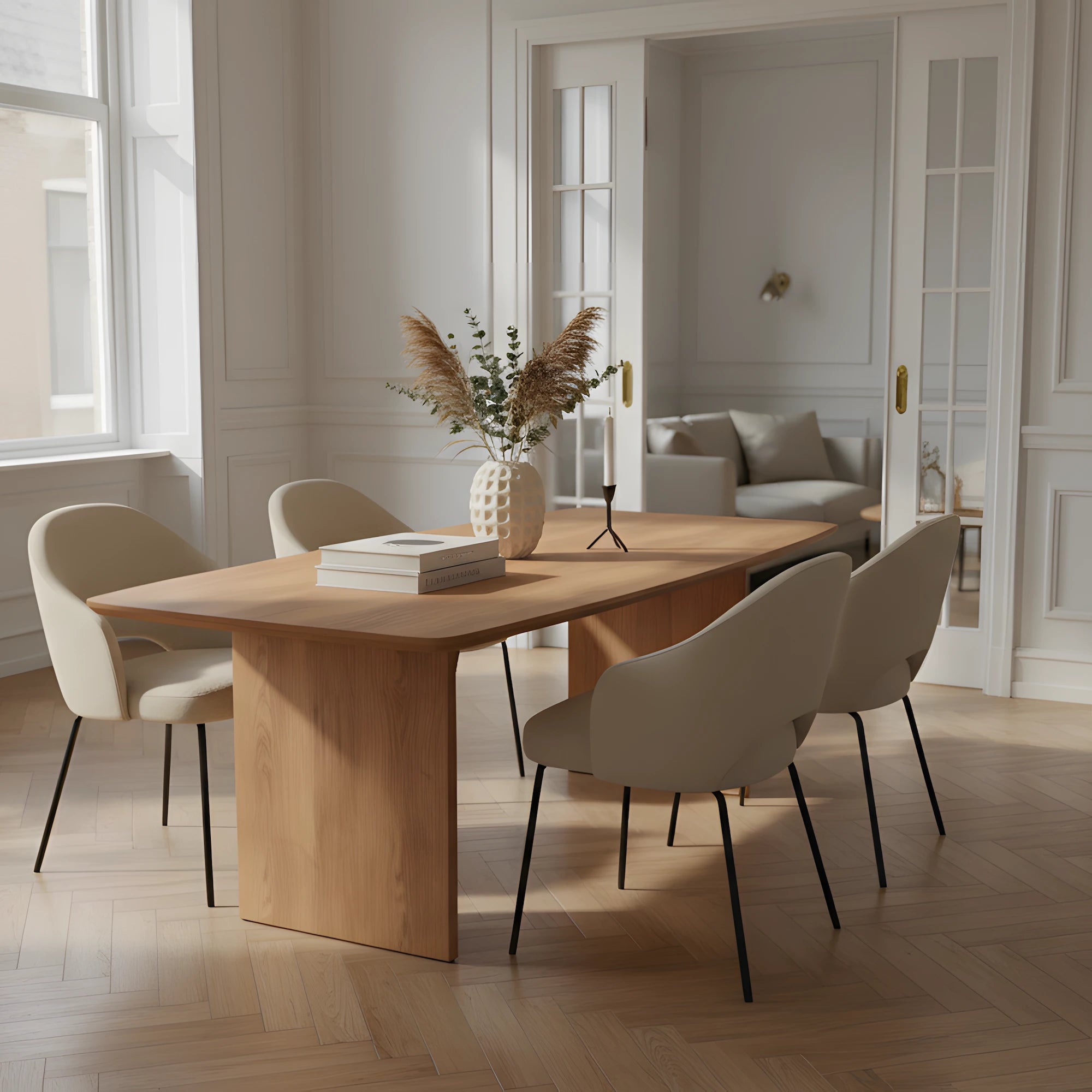 Massief eiken eettafel No Fuzz – Ton – handgemaakt in Nederland