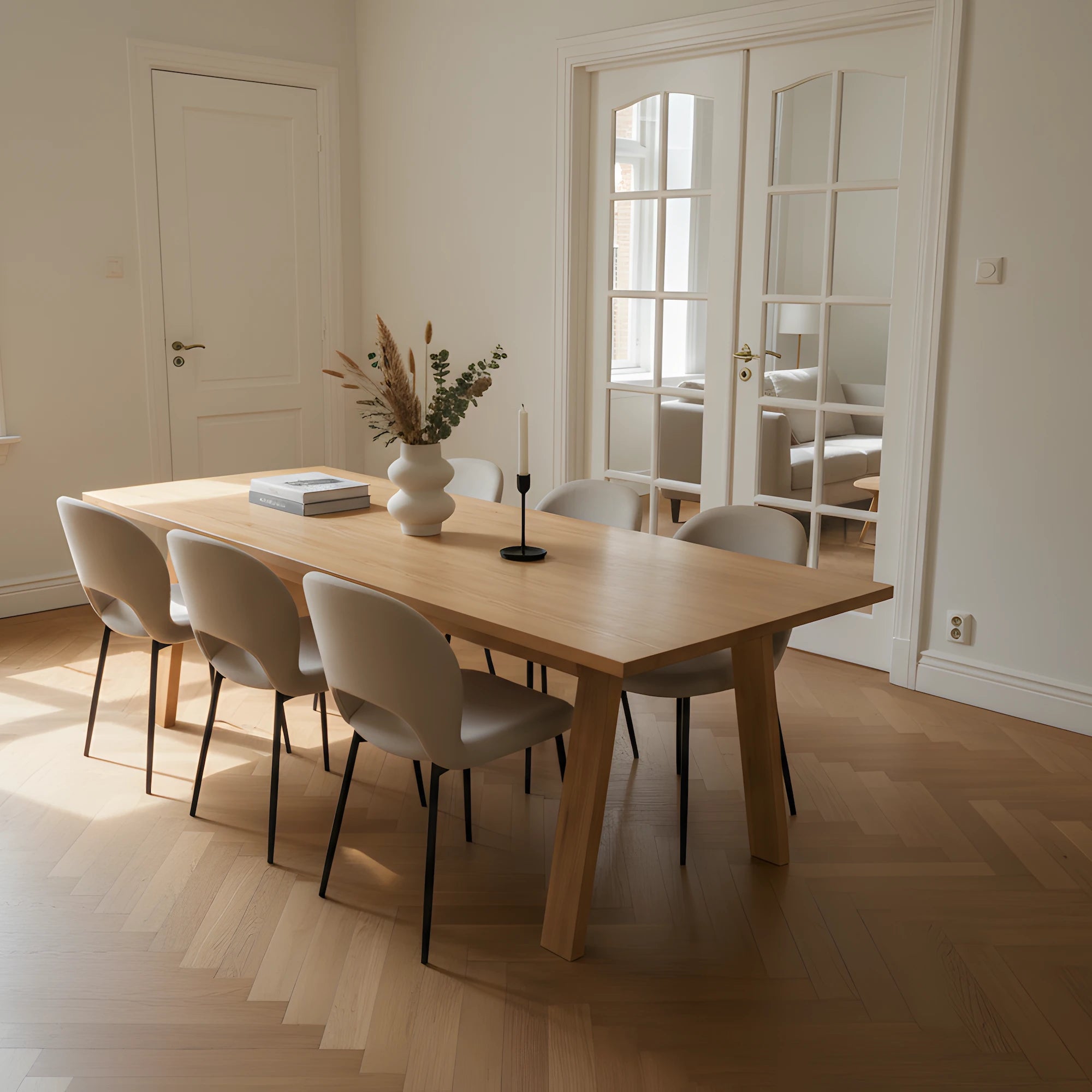 Eikenhouten Elwyn - Rechthoekig