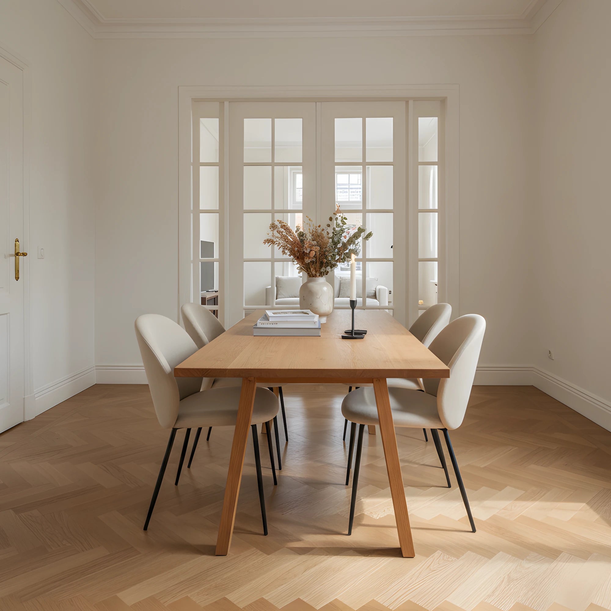 Eikenhouten Elwyn - Rechthoekig