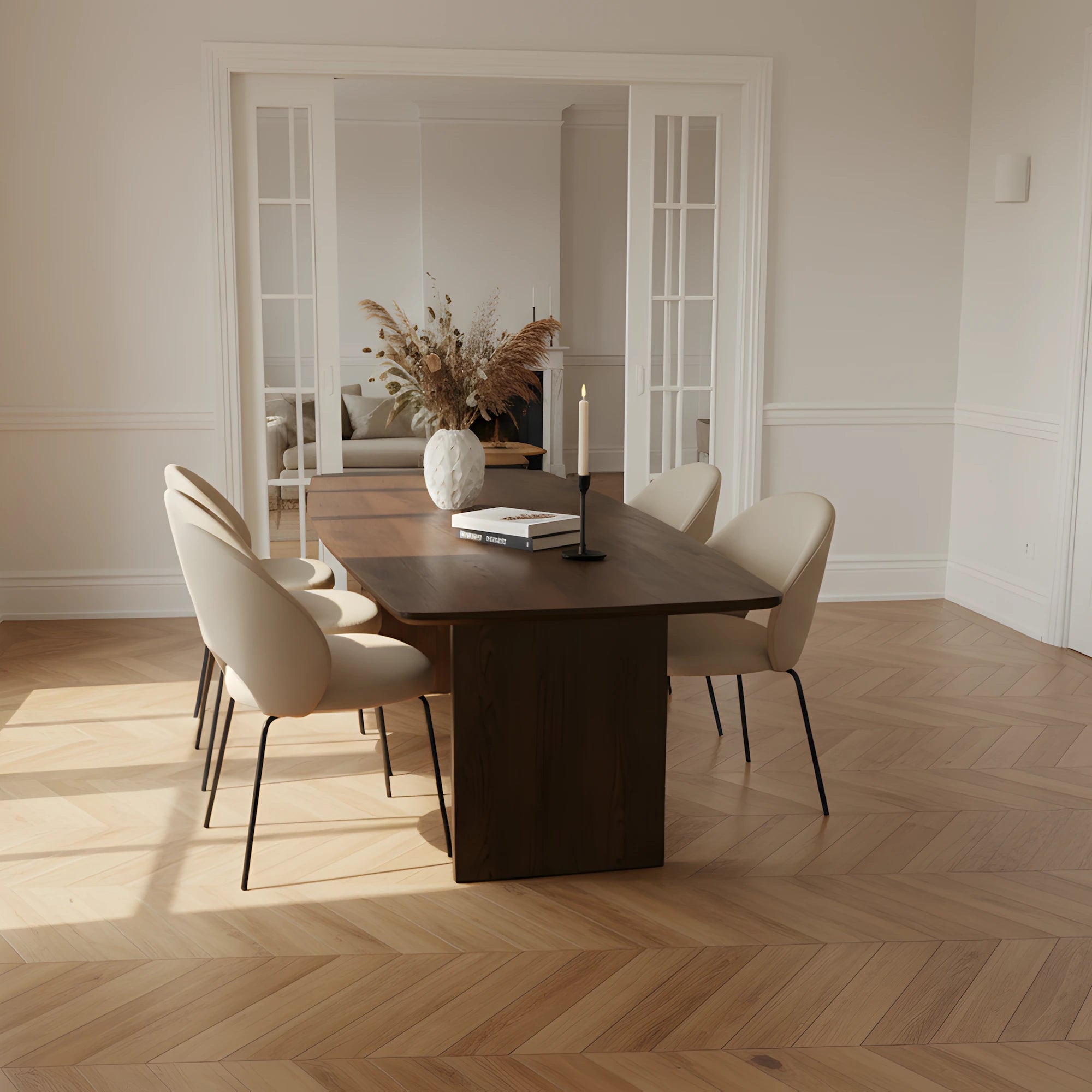 Massief eiken eettafel No Fuzz – Ton – handgemaakt in Nederland