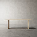 No Fuzz Rechthoek Duo – massief eiken eettafel
