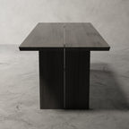 No Fuzz Rechthoek Duo – massief eiken eettafel