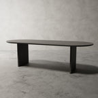 No Fuzz Ovaal – massief eiken eettafel