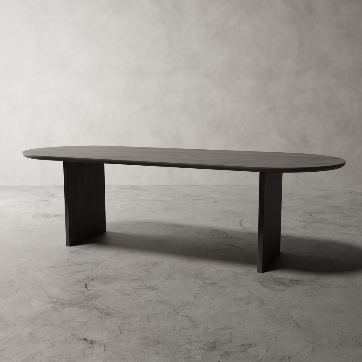 No Fuzz Ovaal – massief eiken eettafel