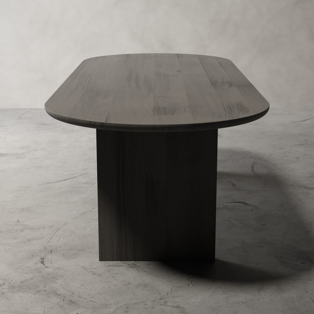 No Fuzz Ovaal – massief eiken eettafel
