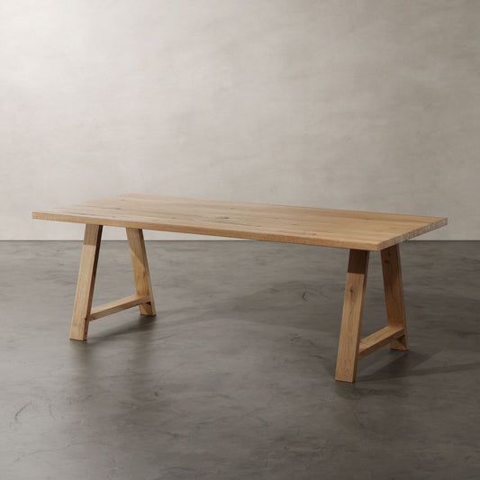 Eikenhouten Tafel -  Classic Line - A Poot - Naturel